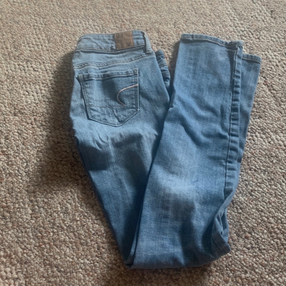 Skinny stretch American eagle jeans